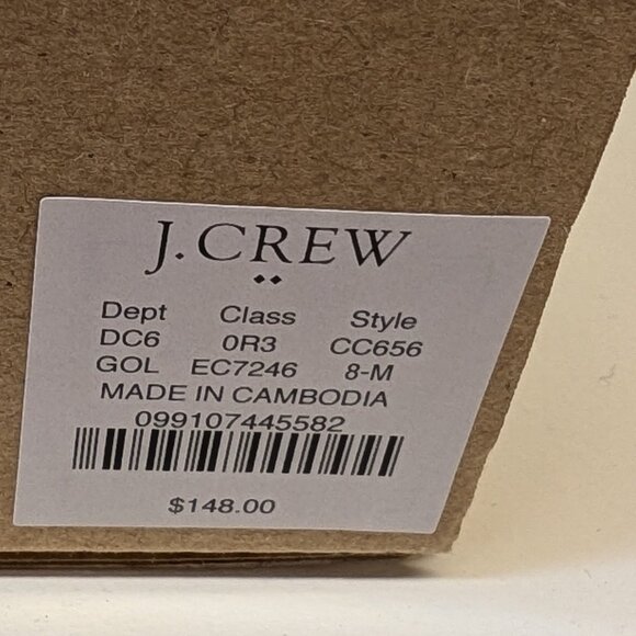 J Crew Ankle Strap Shoe, size 8 - Picture 6 of 6